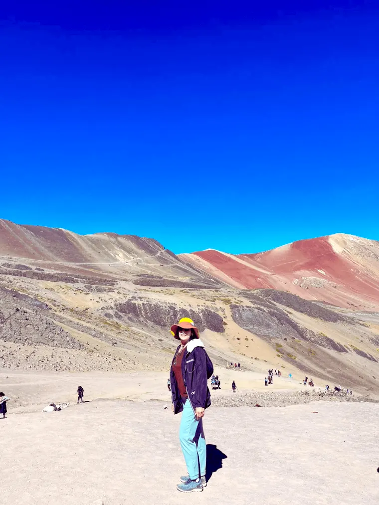 Minha foto na Montanha Colorida